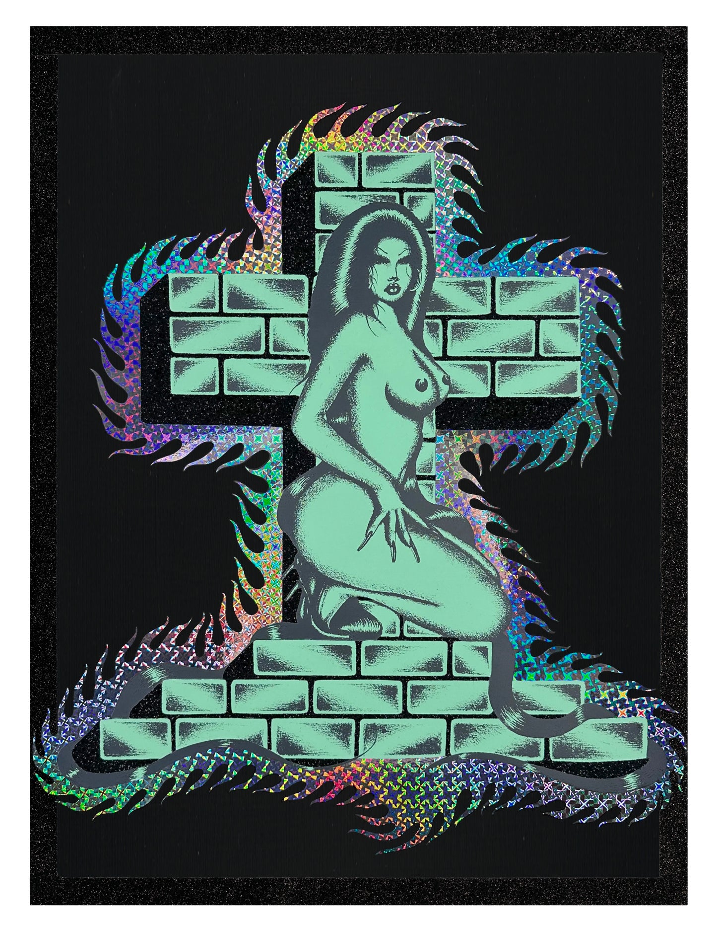 When I Fell in Love - Foil/Glitter Print