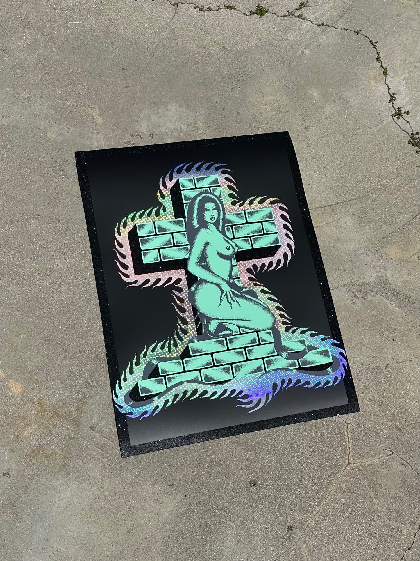 When I Fell in Love - Foil/Glitter Print